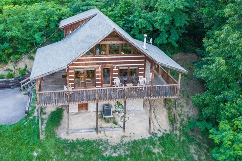 View! Private! Hot Tub,Pool Table,Fireplace,Relax! Sevierville Eksteriør billede