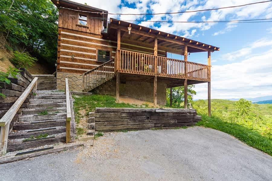 View! Private! Hot Tub,Pool Table,Fireplace,Relax! Sevierville Eksteriør billede